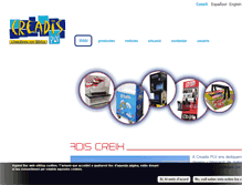 Tablet Screenshot of creadisplv.com